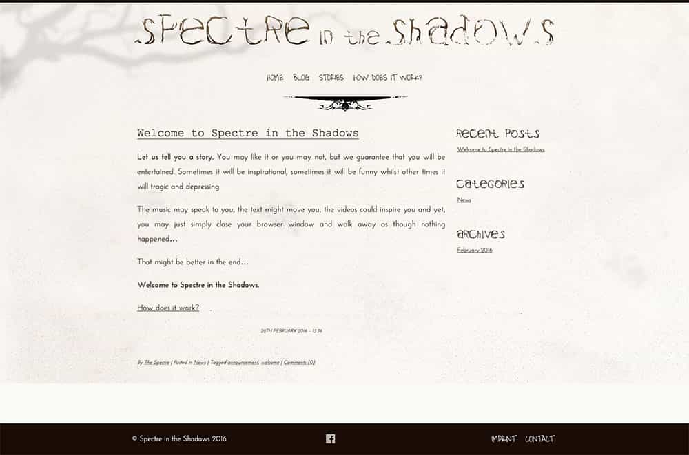 Spectre in the Shadows