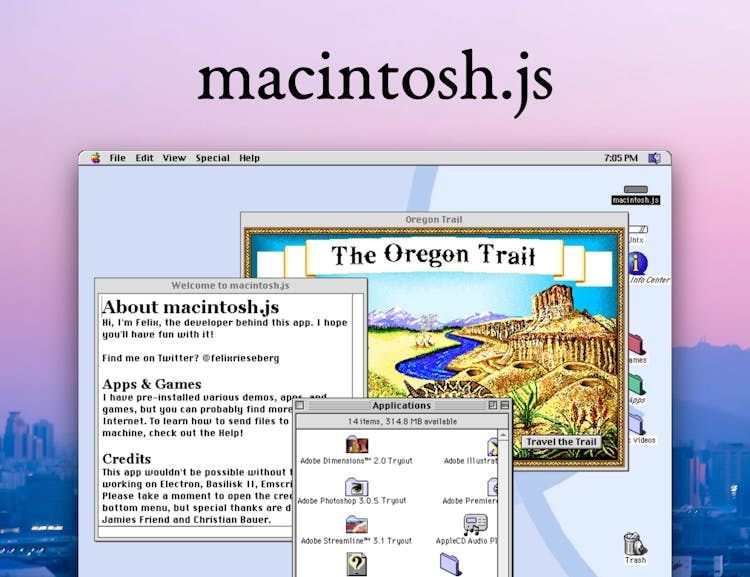 Mac OS 8 as an Electron App